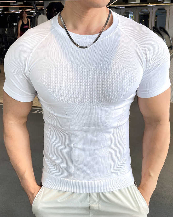Seamless Quick-Dry Skinny Compression Tee