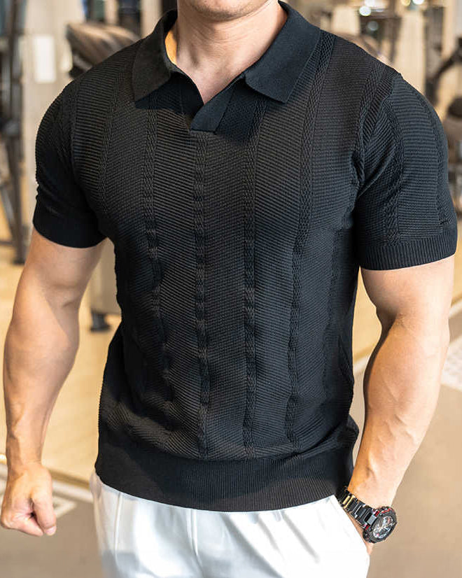 Ice Silk Polo Short Sleeves