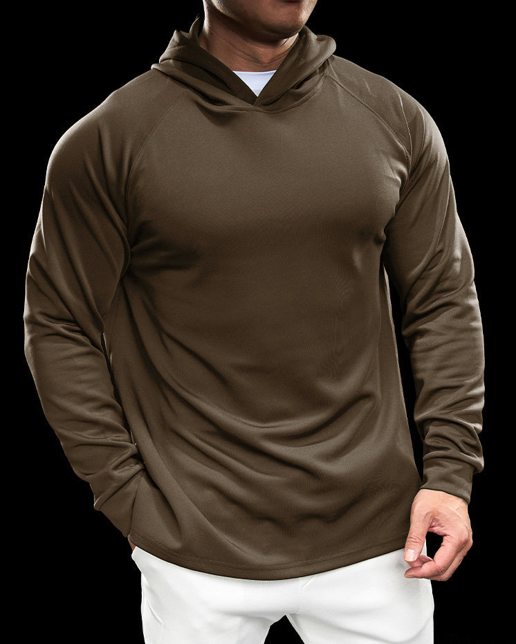 Essential Athletic Performance Hoodie With Raglan Sleeves New