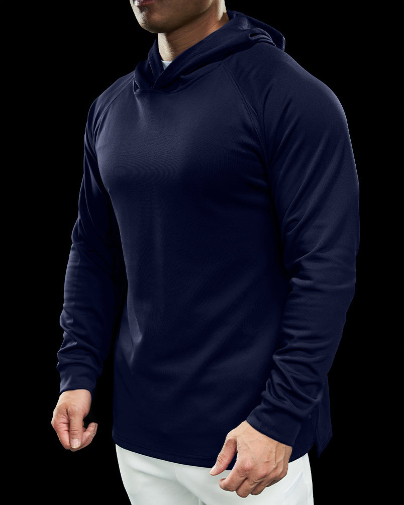 Essential Athletic Performance Hoodie With Raglan Sleeves New