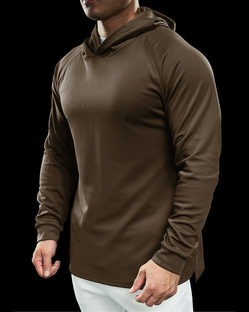 Essential Athletic Performance Hoodie With Raglan Sleeves New
