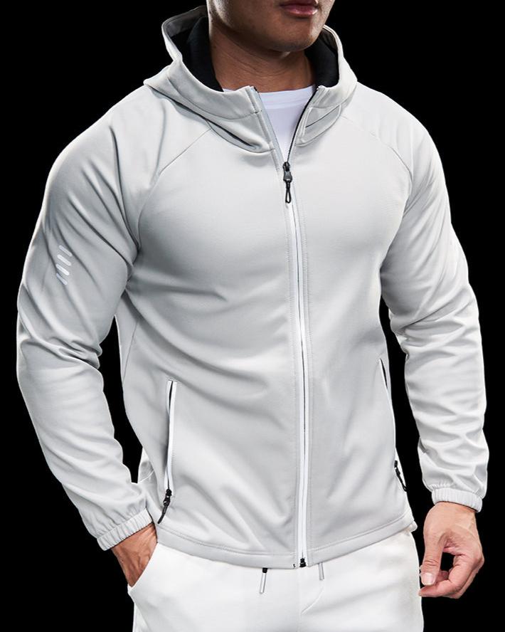 Wind Resistance Fleece Soft Shell Hooded Jacket