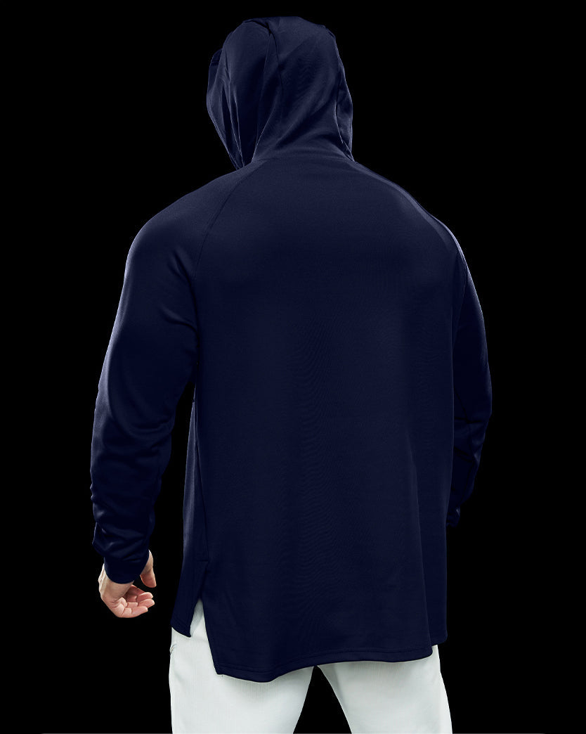 Essential Athletic Performance Hoodie With Raglan Sleeves New
