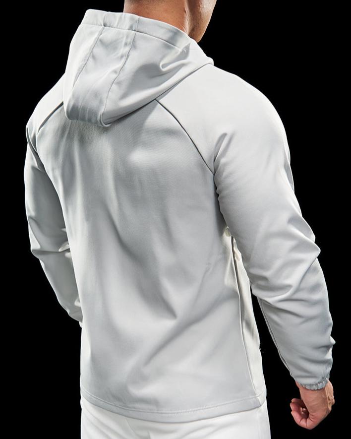 Wind Resistance Fleece Soft Shell Hooded Jacket