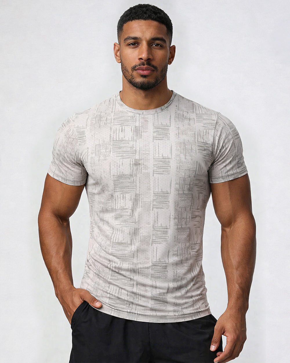 Men's UrbanWeave Quick-Dry Printed Tee