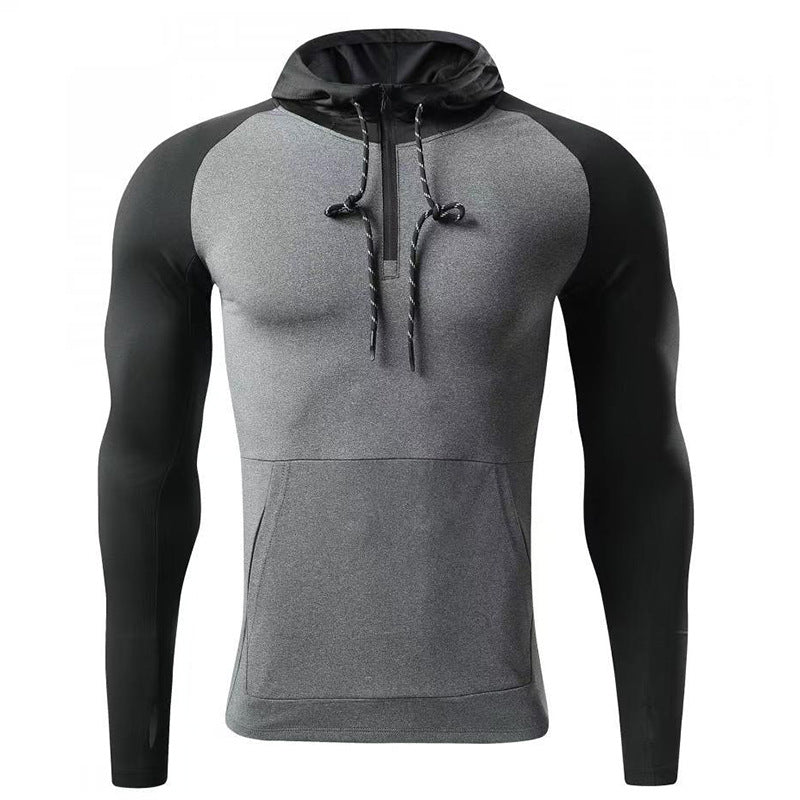 Men’s Long-Sleeve Hooded Active Top
