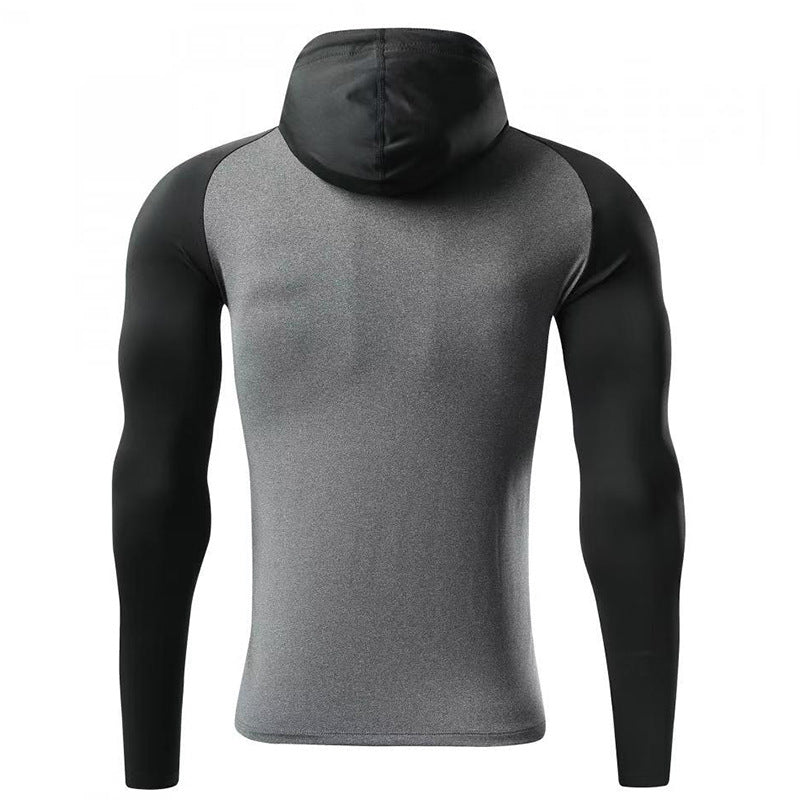 Men’s Long-Sleeve Hooded Active Top