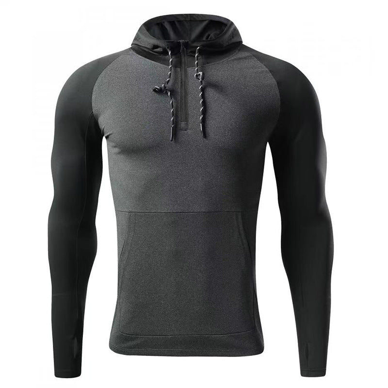 Men’s Long-Sleeve Hooded Active Top