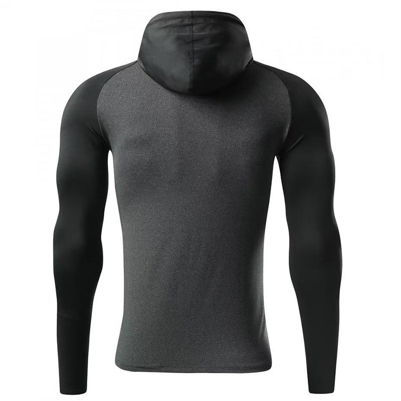 Men’s Long-Sleeve Hooded Active Top