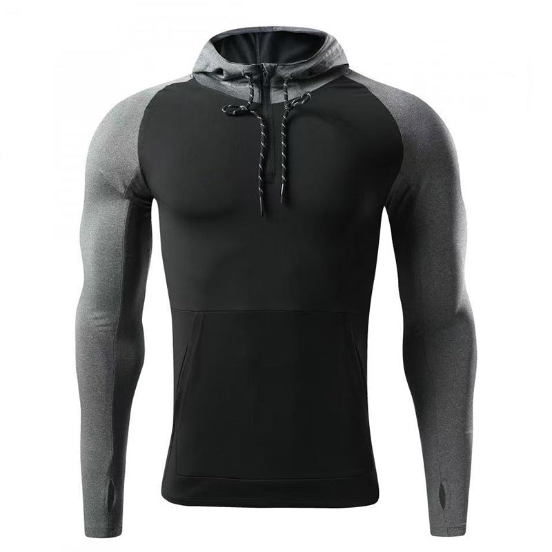 Men’s Long-Sleeve Hooded Active Top