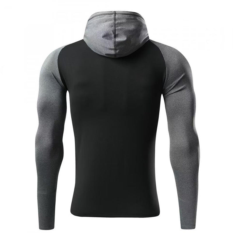 Men’s Long-Sleeve Hooded Active Top