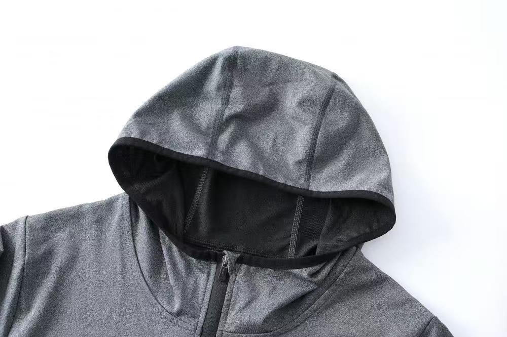 Men’s Long-Sleeve Hooded Active T-Shirt