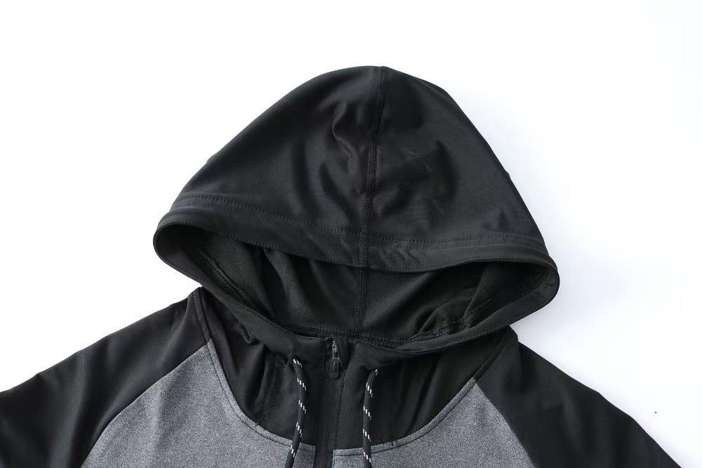 Men’s Long-Sleeve Hooded Active Top