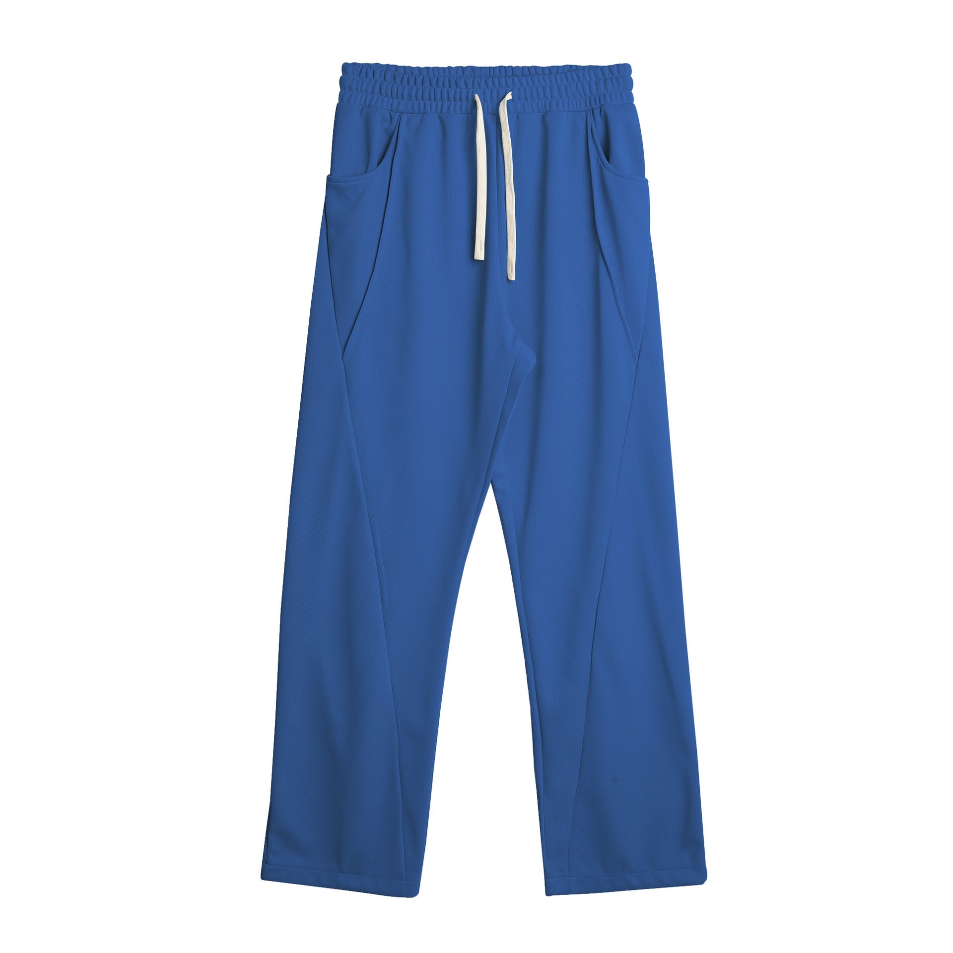 Men’s Casual Spliced Straight-Leg Sweatpants