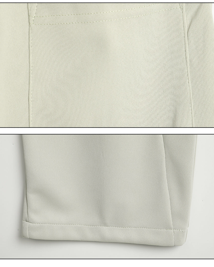 Men’s Casual Spliced Straight-Leg Sweatpants
