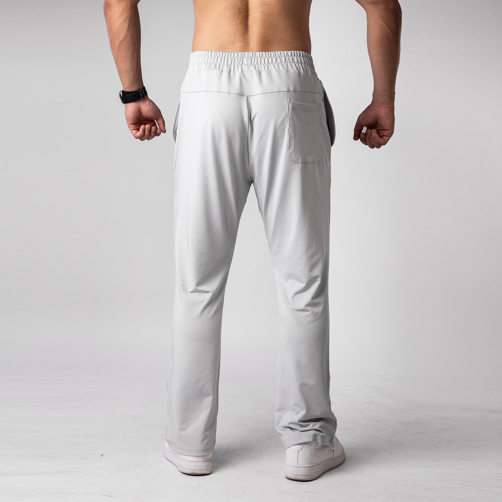 Men’s Quick-Dry Loose Fit Athletic Pants with Drawstring
