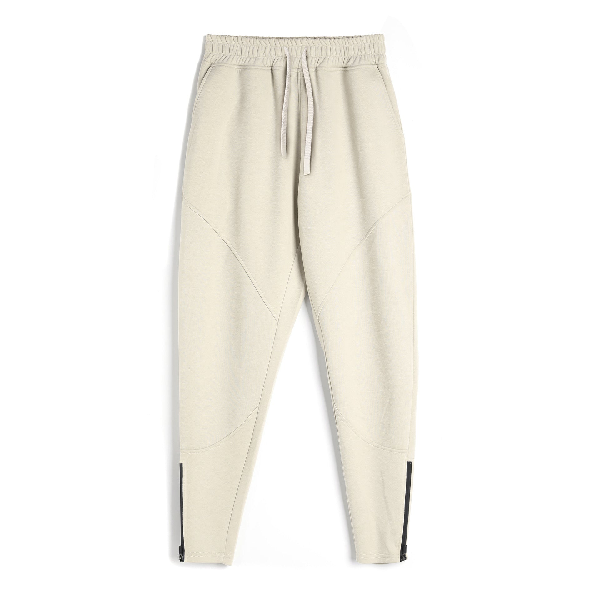 Men’s Warm Spliced Training Joggers with Zipper Hems