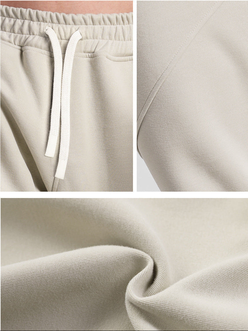 Men’s Warm Spliced Training Joggers with Zipper Hems