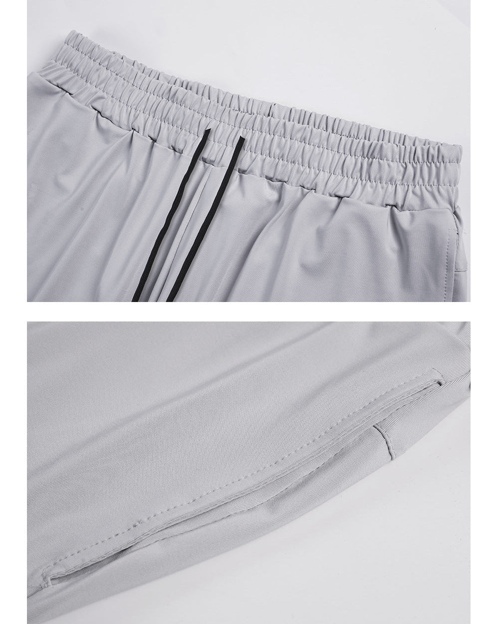 Men’s Quick-Dry Loose Fit Athletic Pants with Drawstring