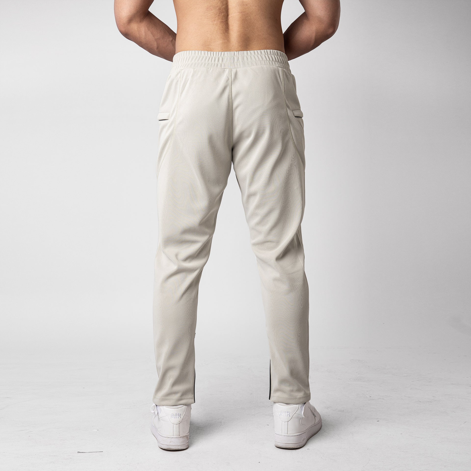 Men’s Athletic Tapered Joggers with Zipper Ankles