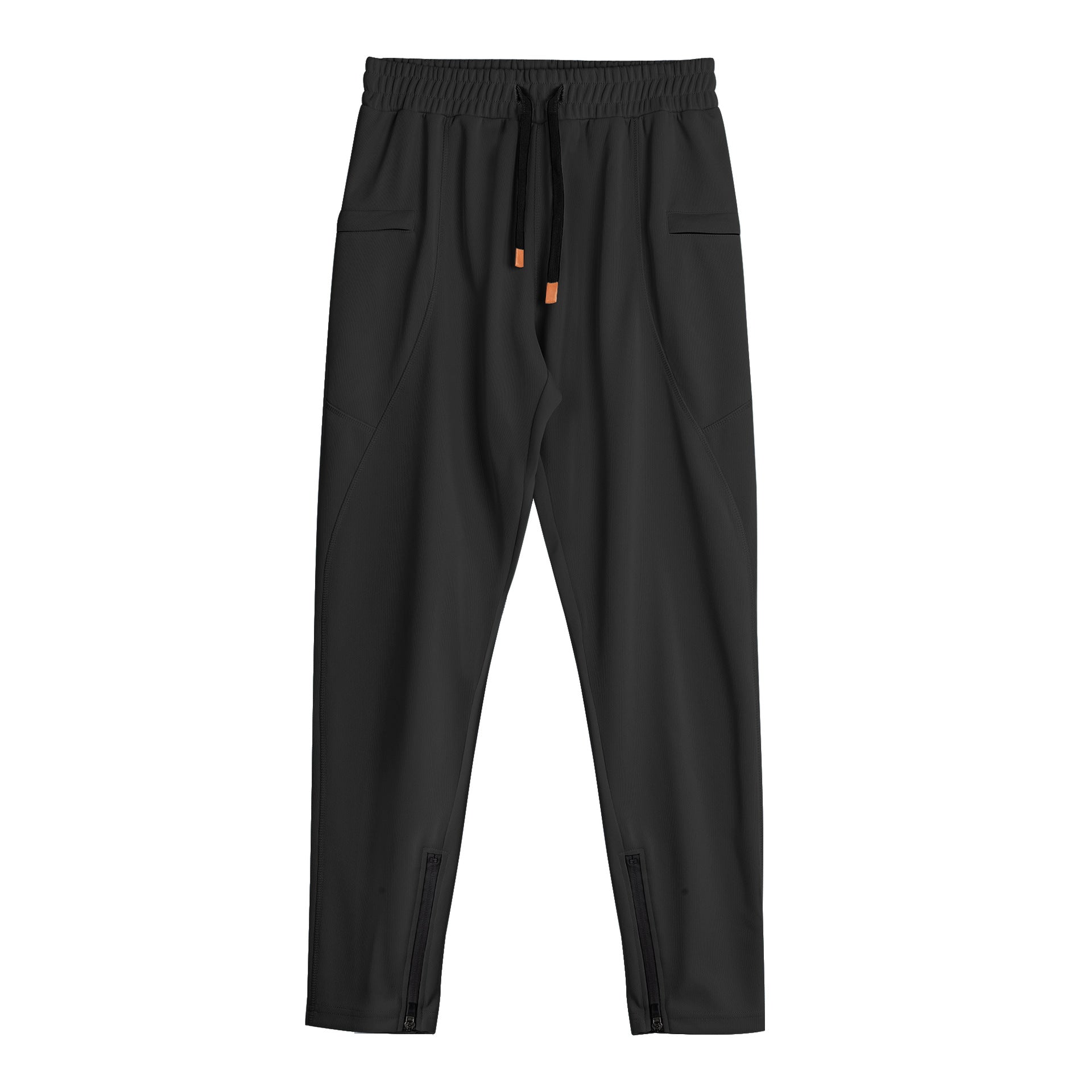 Men’s Athletic Tapered Joggers with Zipper Ankles