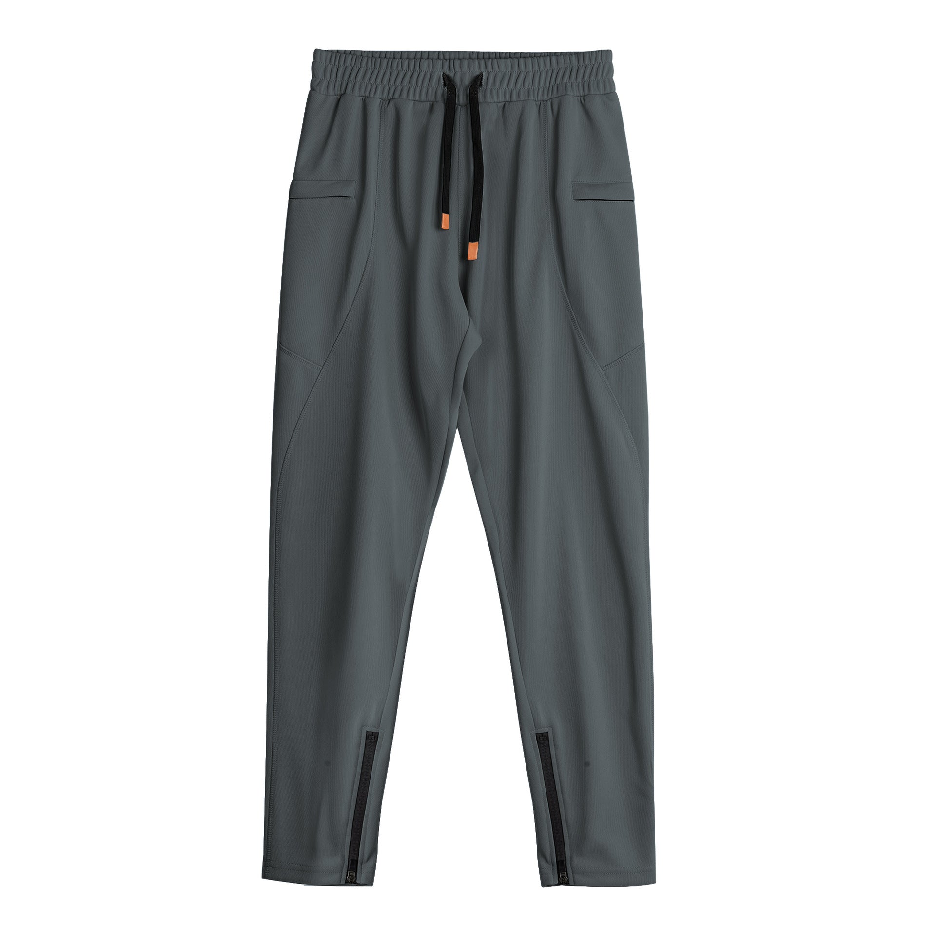Men’s Athletic Tapered Joggers with Zipper Ankles