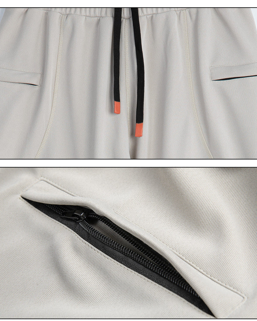 Men’s Athletic Tapered Joggers with Zipper Ankles