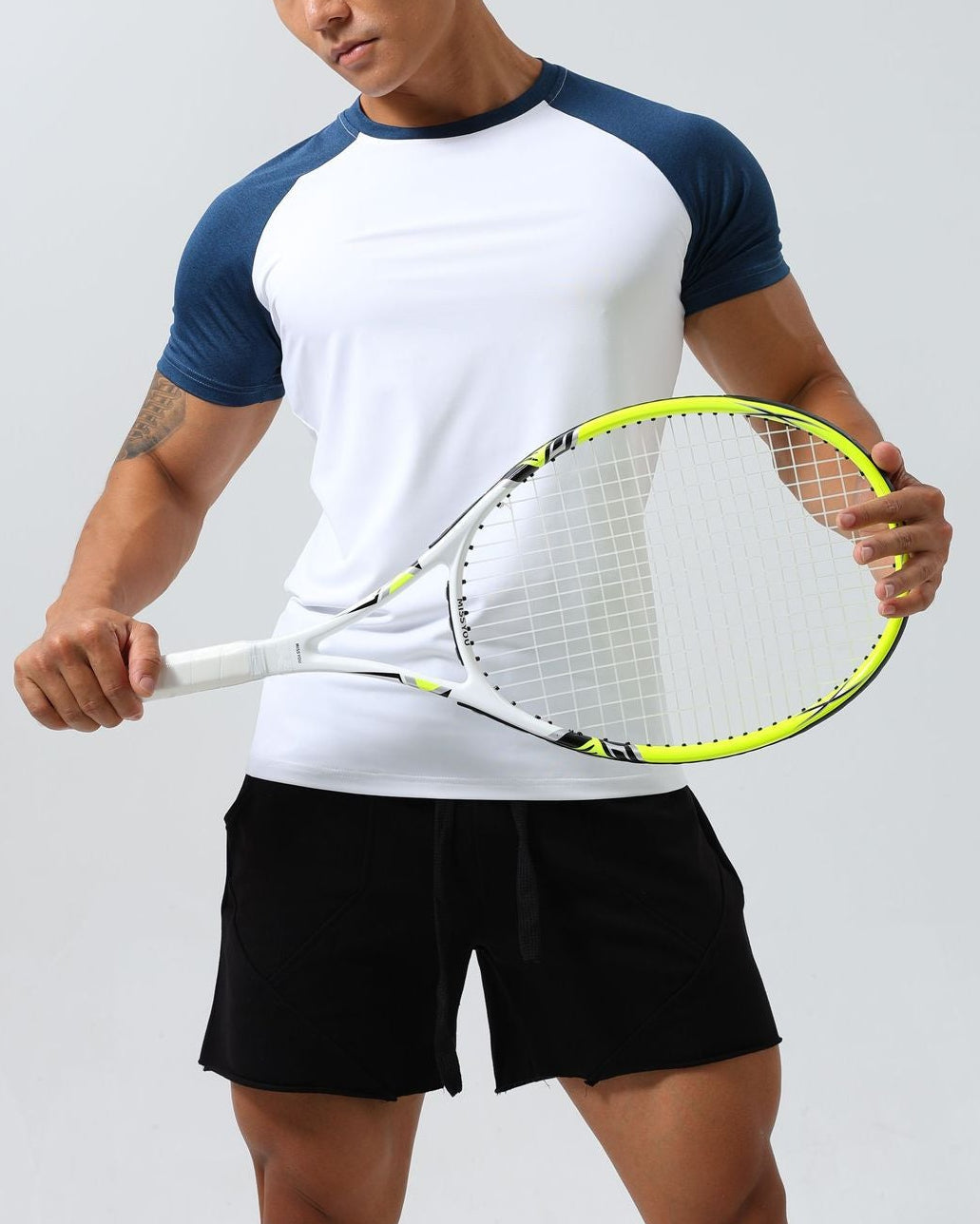 Men’s Muscle Fit Raglan Performance Training T-Shirt