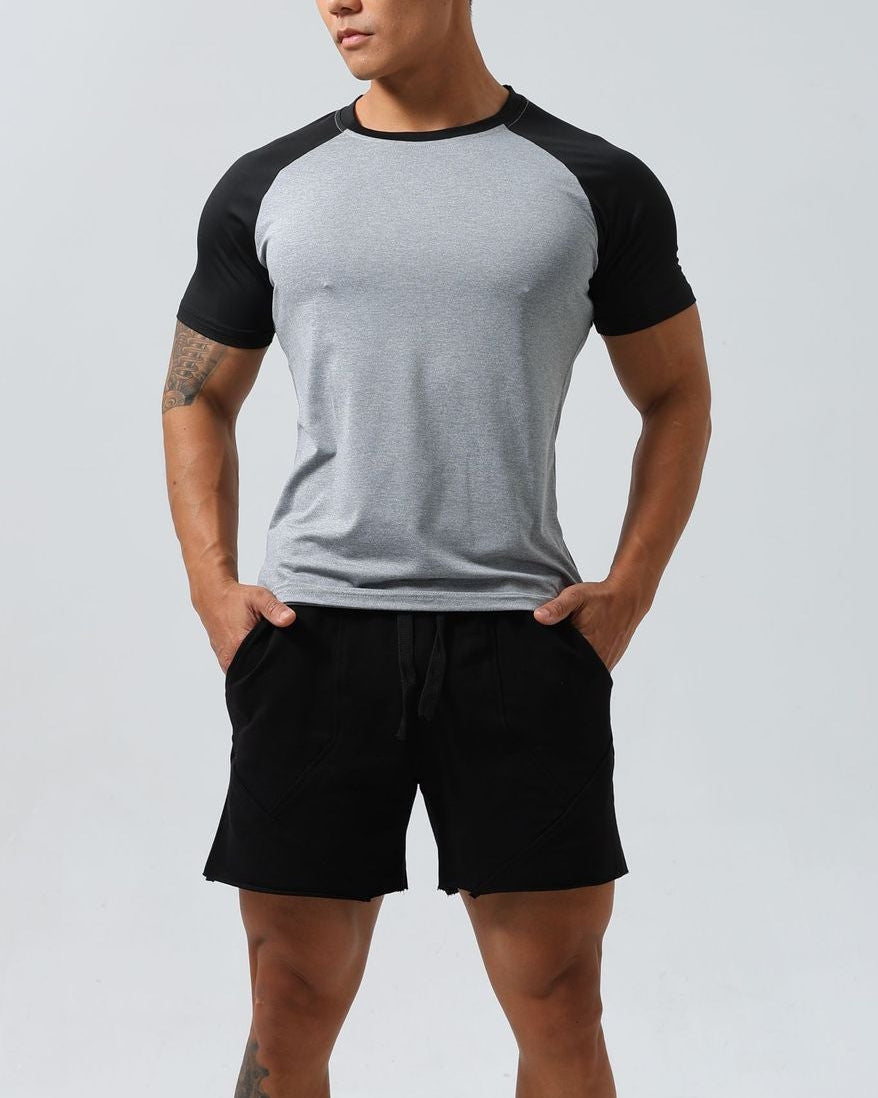 Men’s Muscle Fit Raglan Performance Training T-Shirt