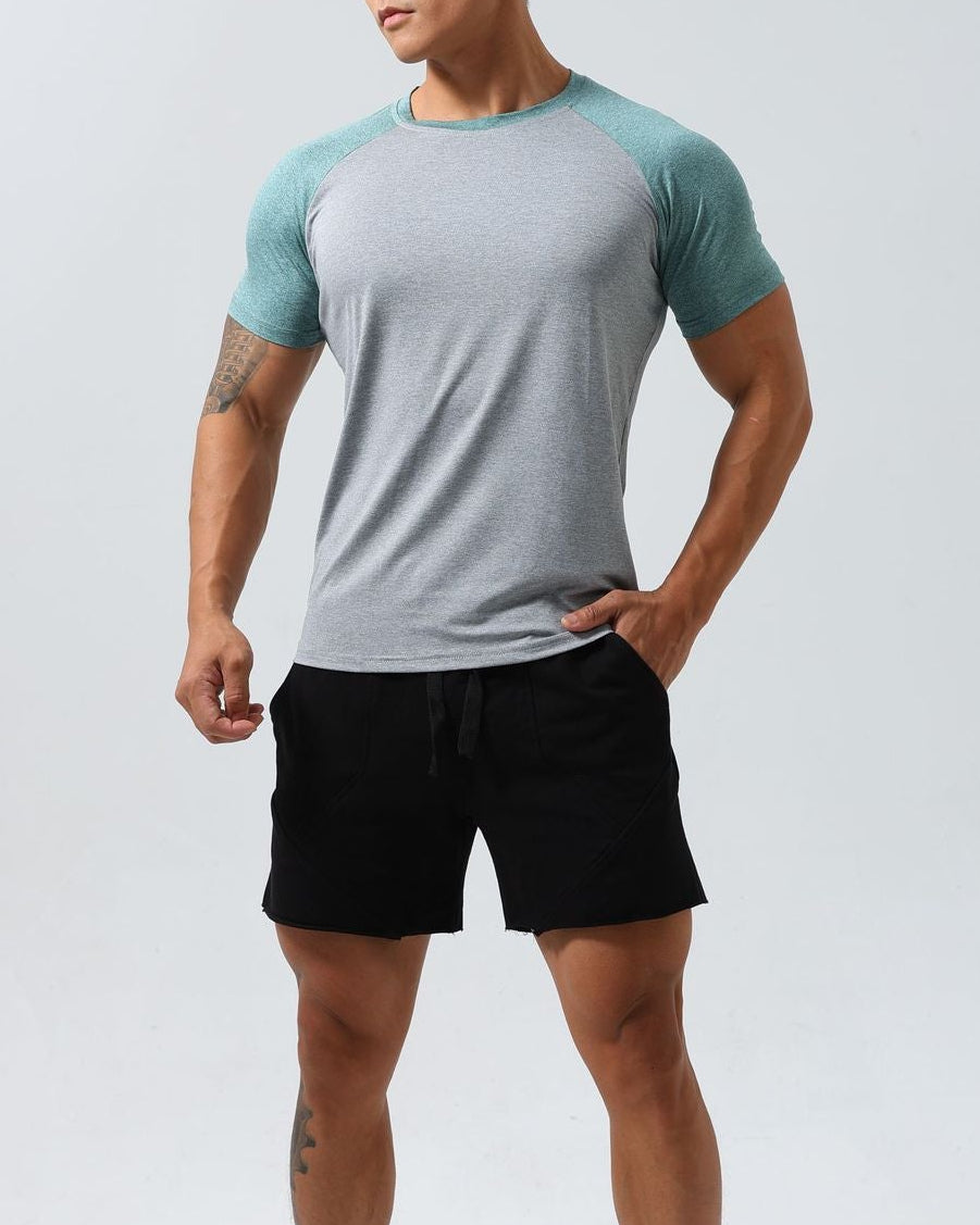 Men’s Muscle Fit Raglan Performance Training T-Shirt