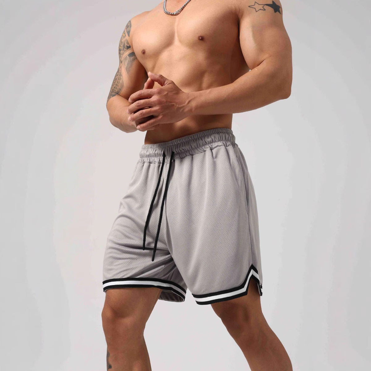 Men’s Breathable Mesh Training Shorts