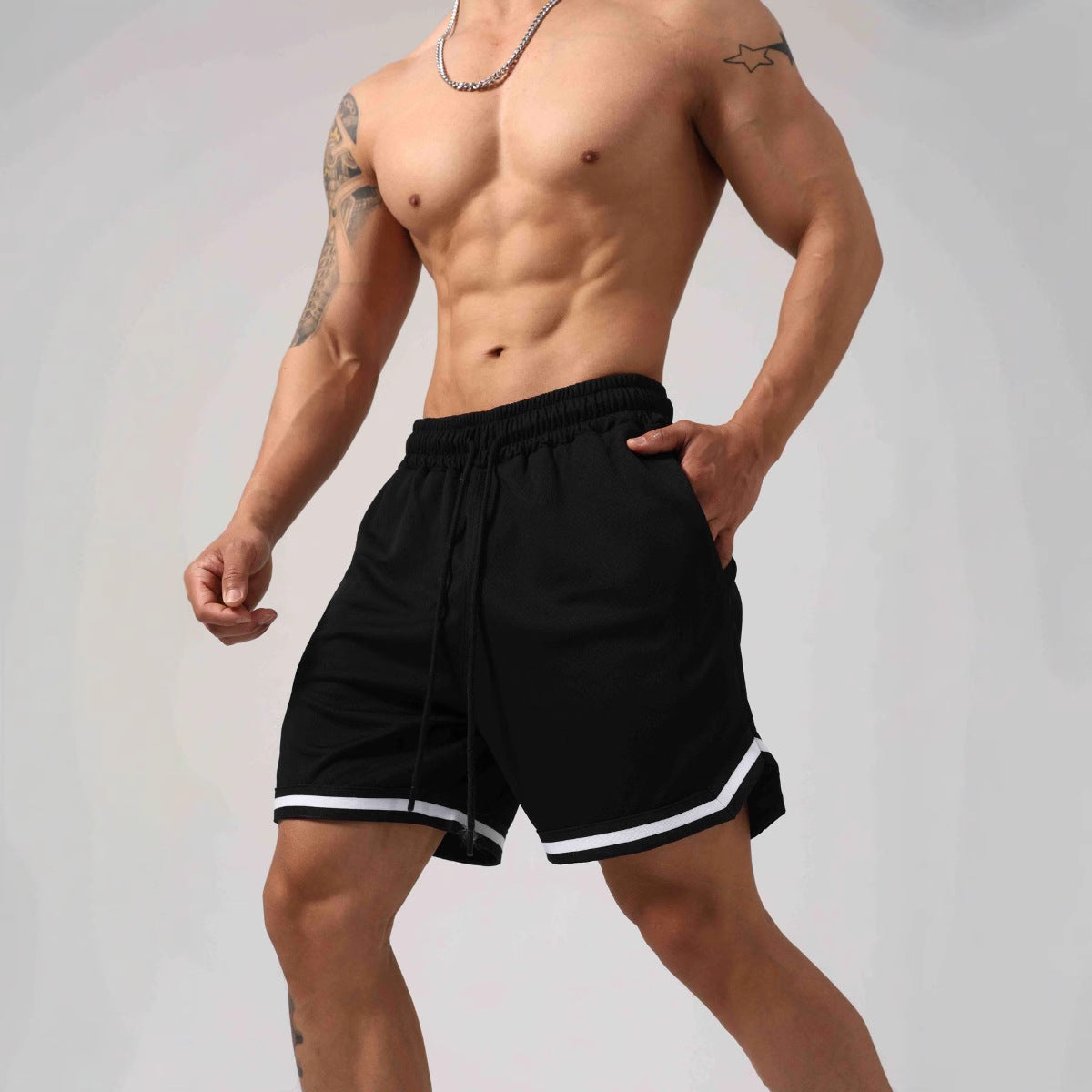 Men’s Breathable Mesh Training Shorts