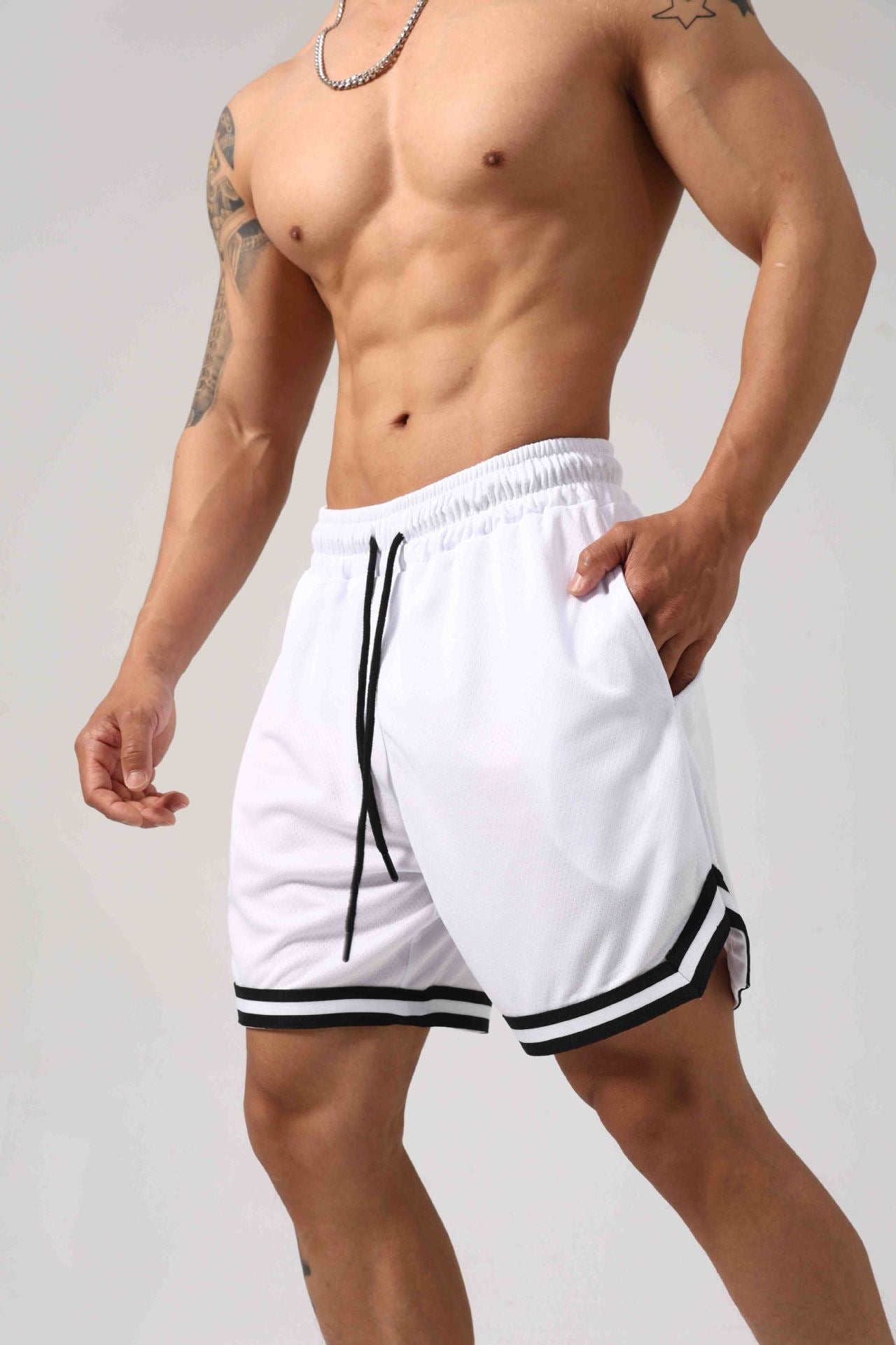 Men’s Breathable Mesh Training Shorts