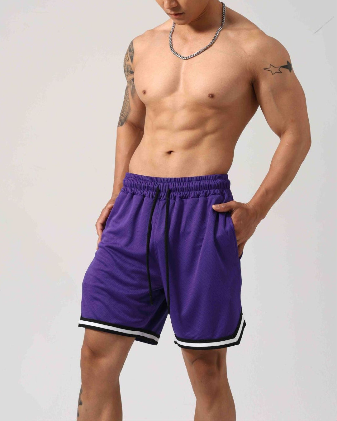 Men’s Breathable Mesh Training Shorts