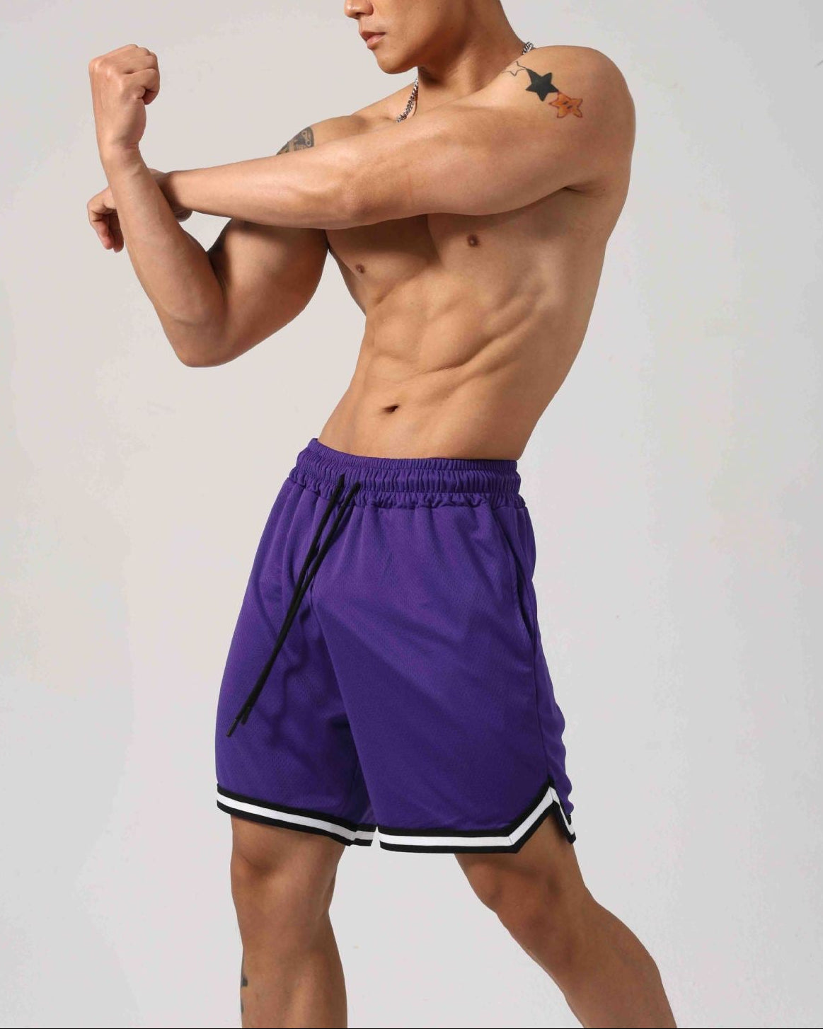 Men’s Breathable Mesh Training Shorts