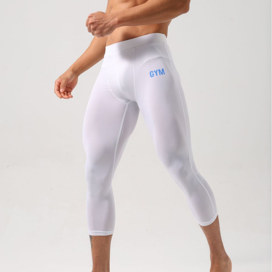 Men’s CoreFlex 3/4 Printed Compression Leggings