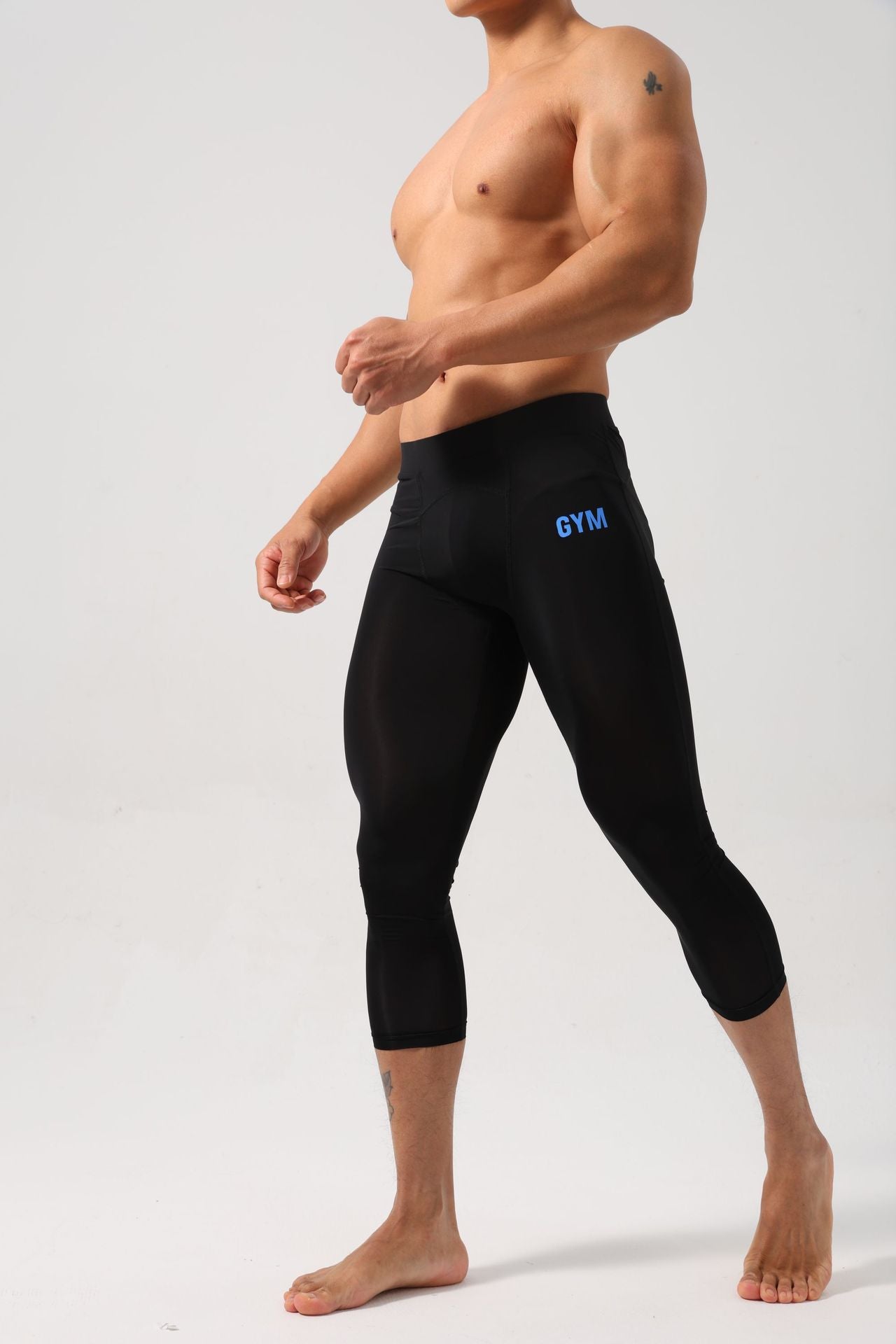 Men’s CoreFlex 3/4 Printed Compression Leggings
