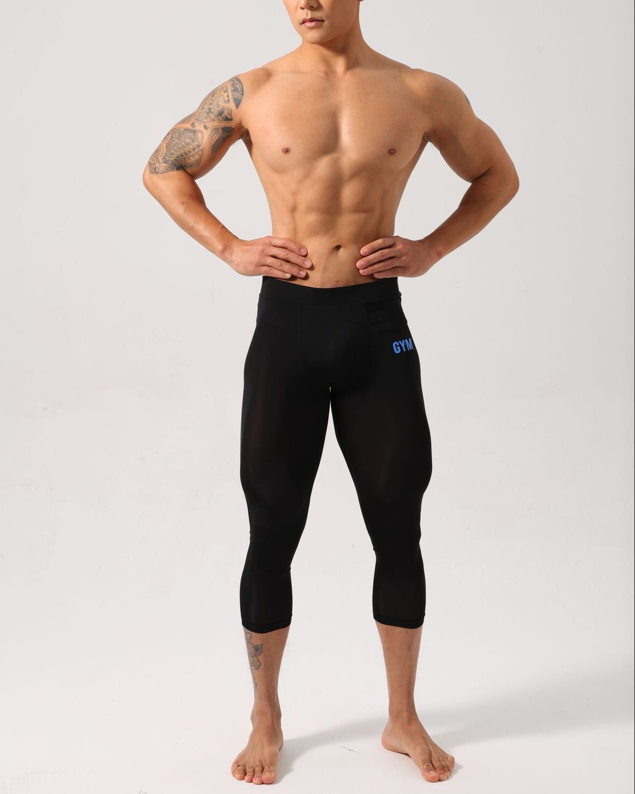 Men’s CoreFlex 3/4 Printed Compression Leggings