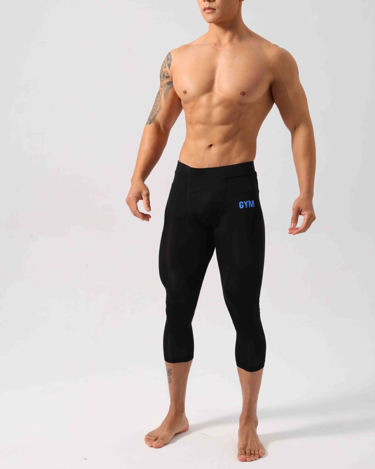 Men’s CoreFlex 3/4 Printed Compression Leggings