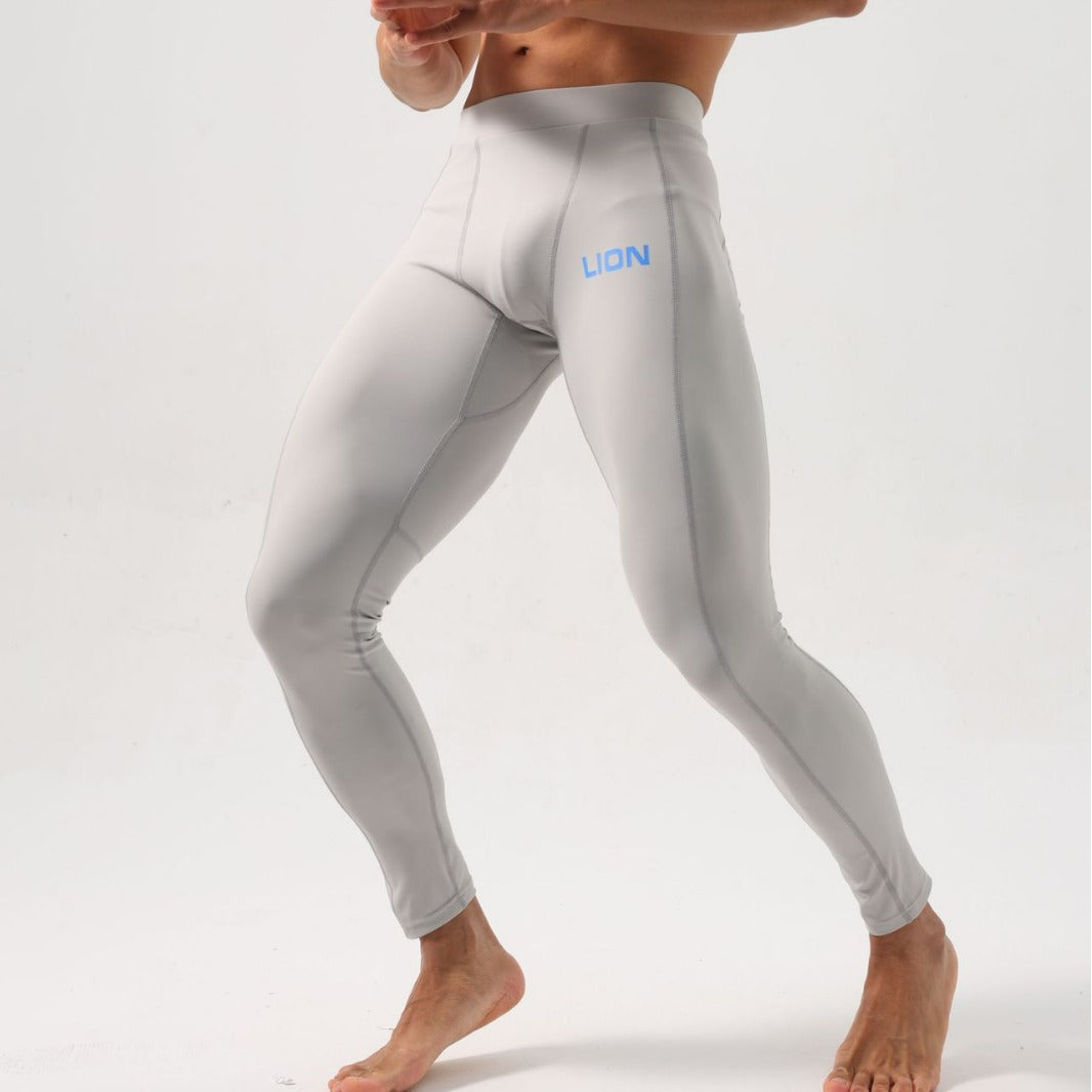 Men’s Lion Print Compression Training Leggings