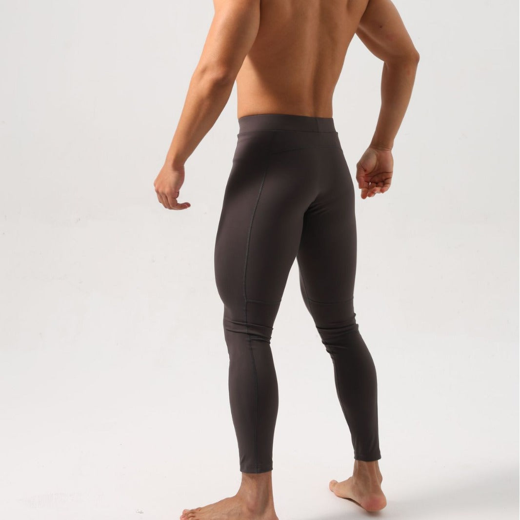Men’s Lion Print Compression Training Leggings