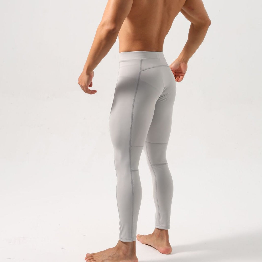 Men’s Lion Print Compression Training Leggings