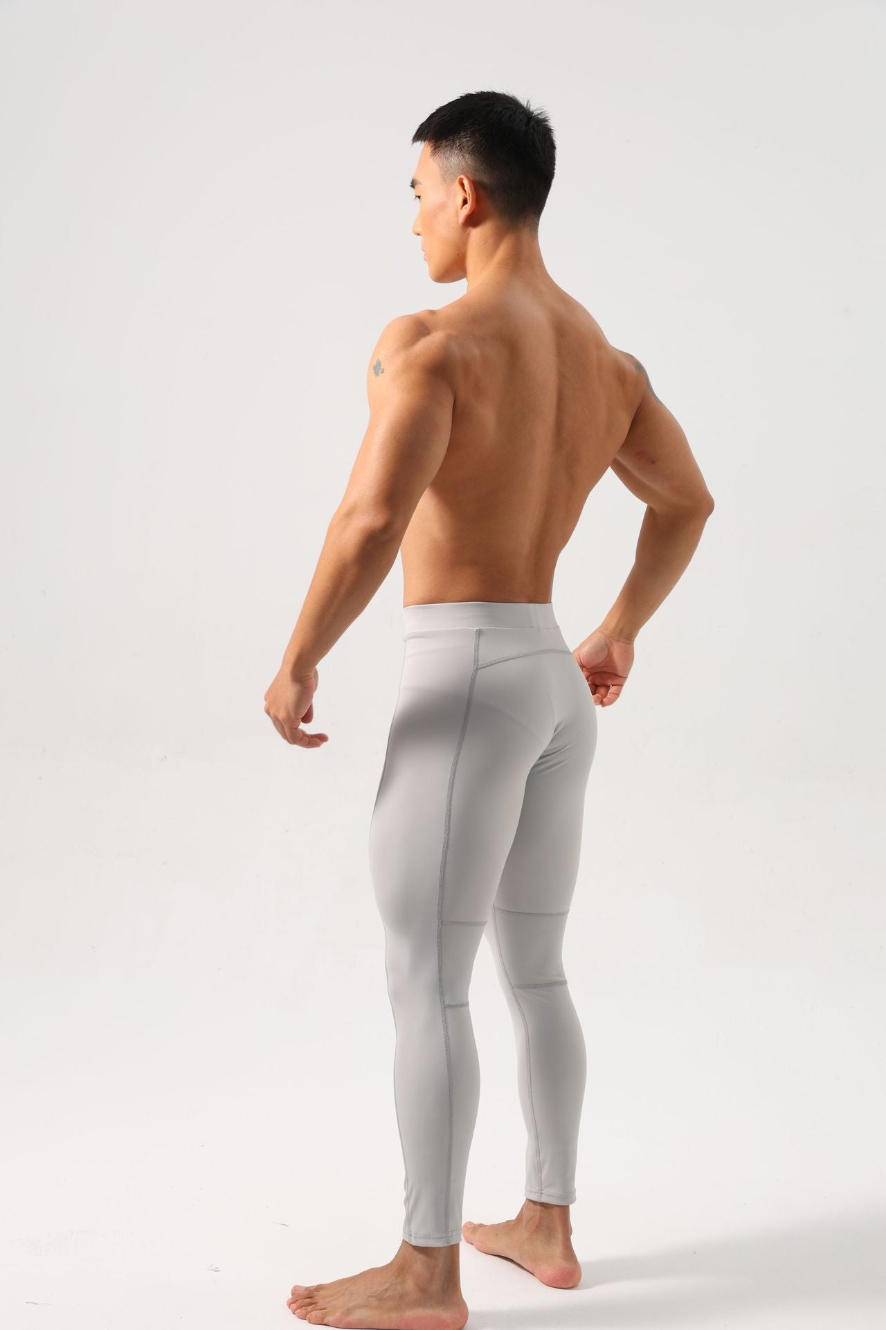 Men’s Lion Print Compression Training Leggings