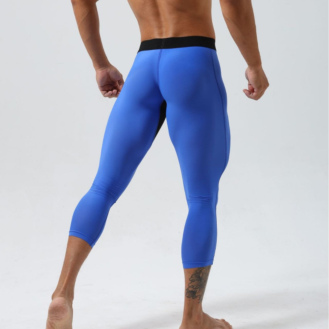 Men’s 3/4 Lightweight Compression Training Leggings