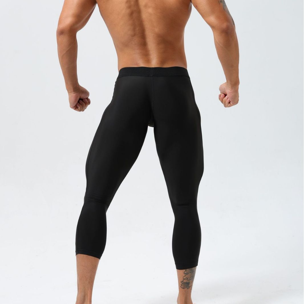 Men’s 3/4 Lightweight Compression Training Leggings