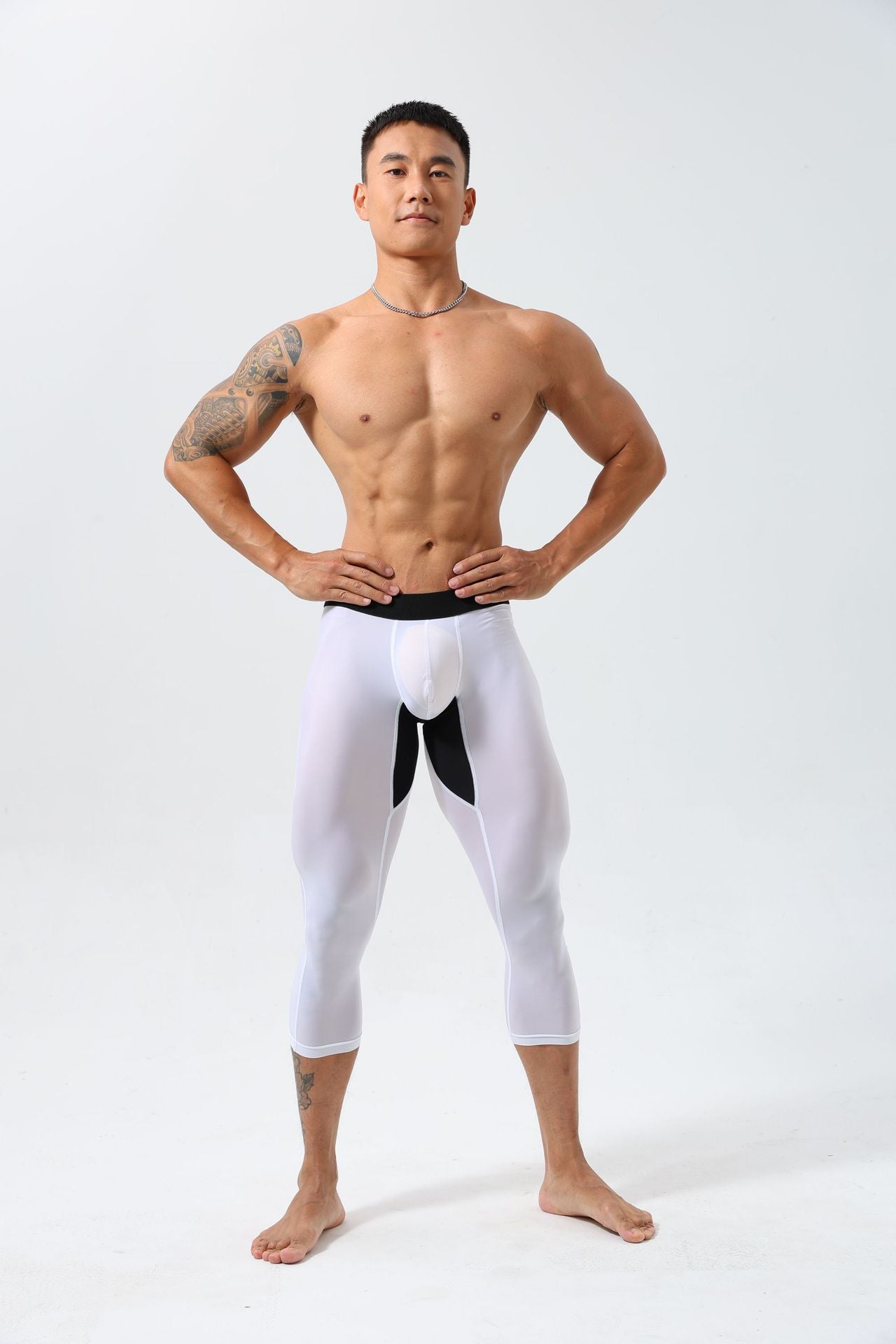 Men’s 3/4 Lightweight Compression Training Leggings