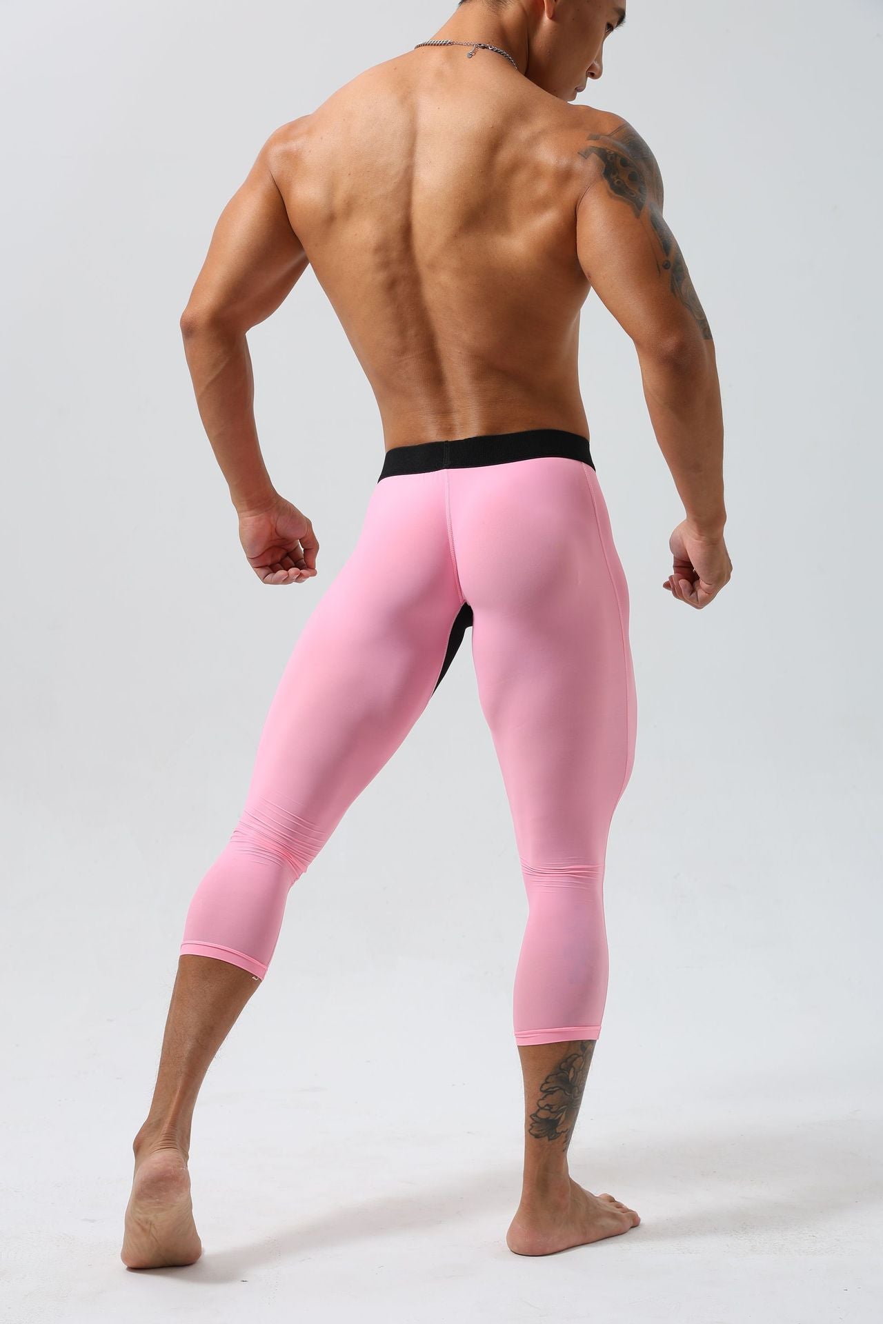 Men’s 3/4 Lightweight Compression Training Leggings