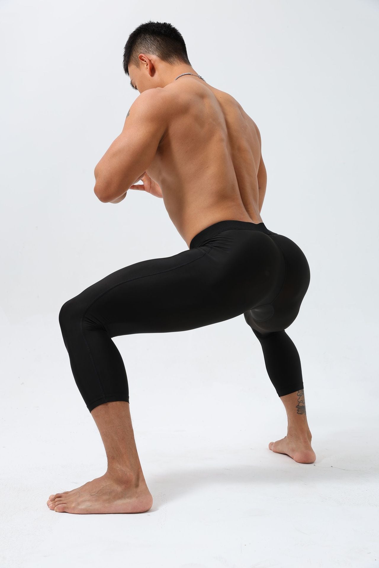 Men’s 3/4 Lightweight Compression Training Leggings