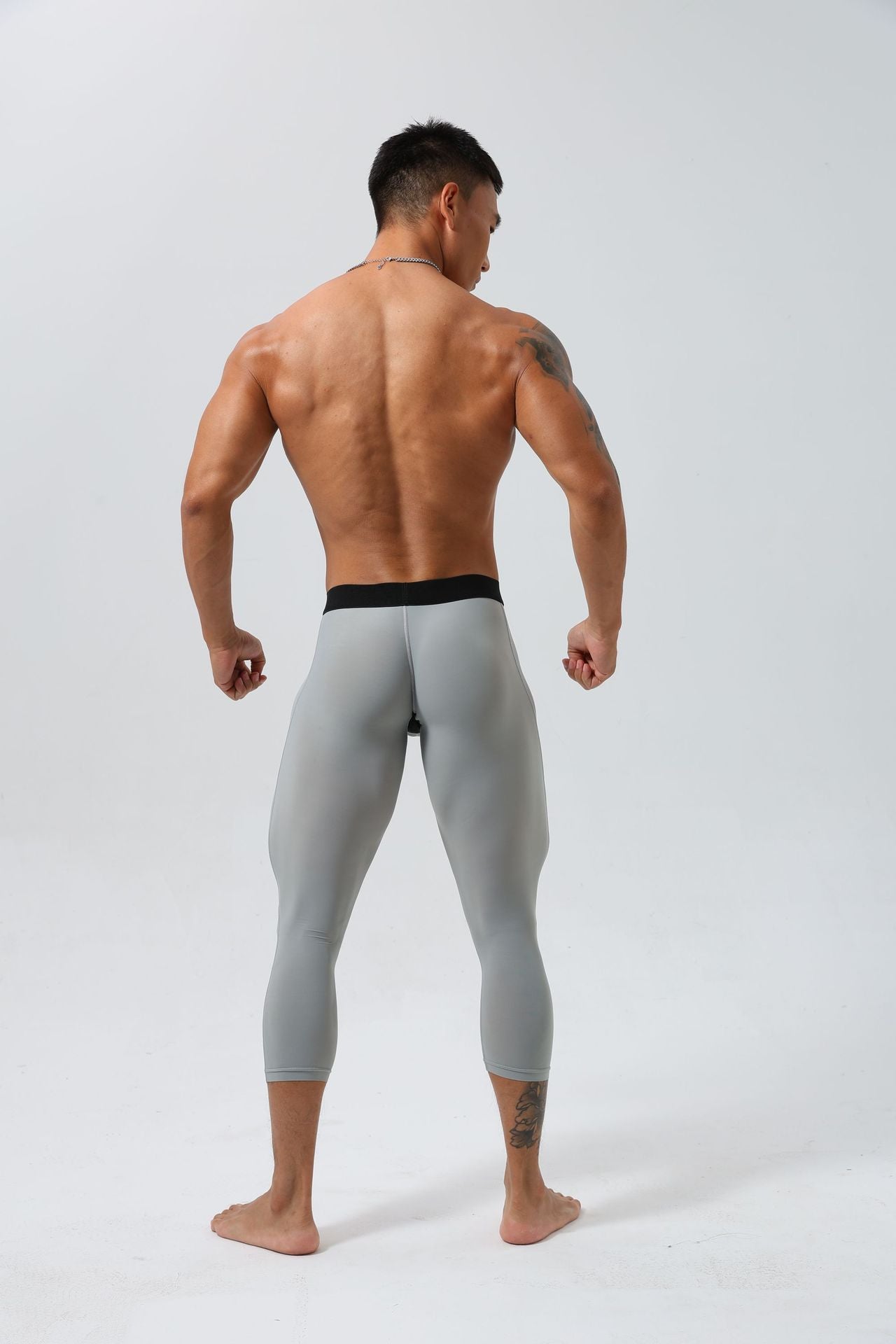 Men’s 3/4 Lightweight Compression Training Leggings