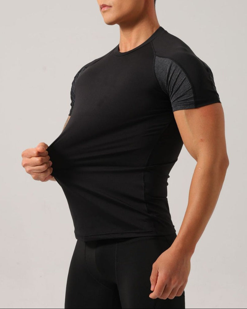 Men’s Contrast Panel Performance Training T-Shirt